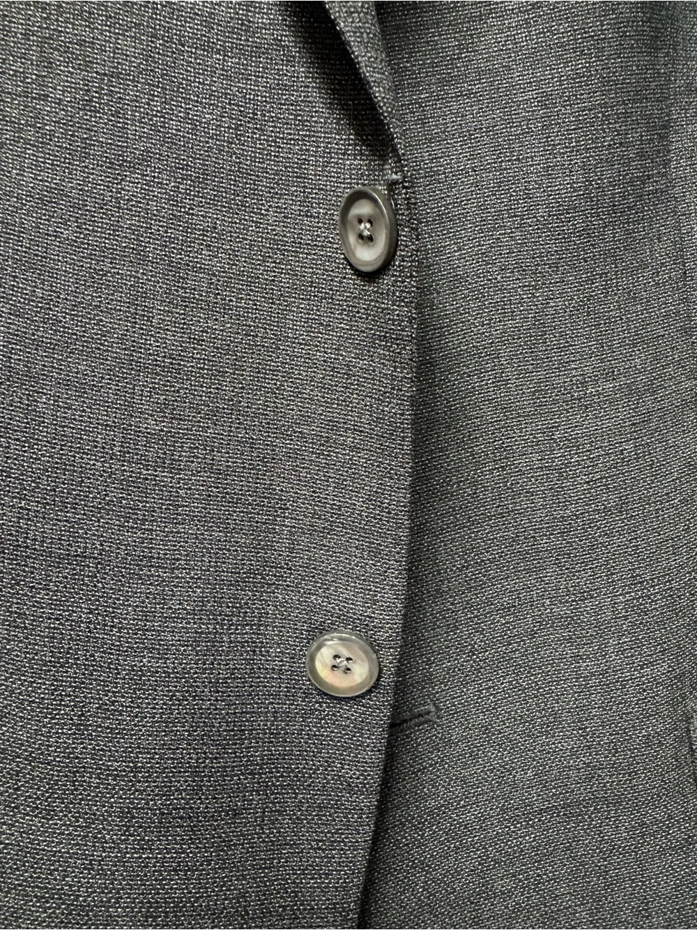 Men's Banana Republic Gray Two-Button Blazer - modern slim fit